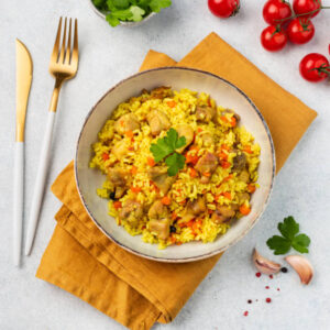 Poha With Fresh Herbs